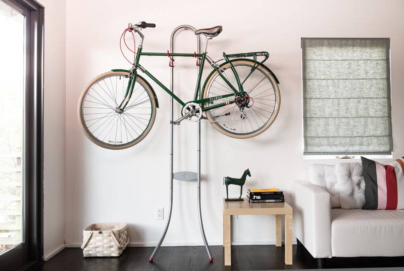 Как хранить велосипед в квартире?